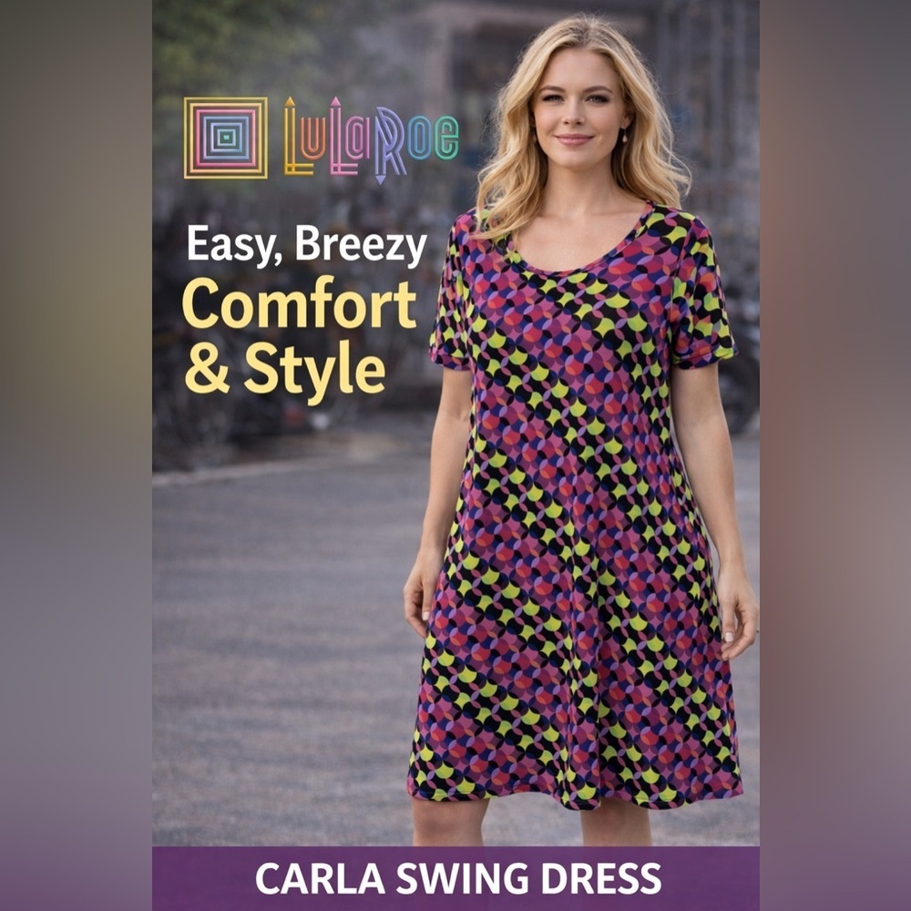 Carly LULAROE nwot xs swing dress